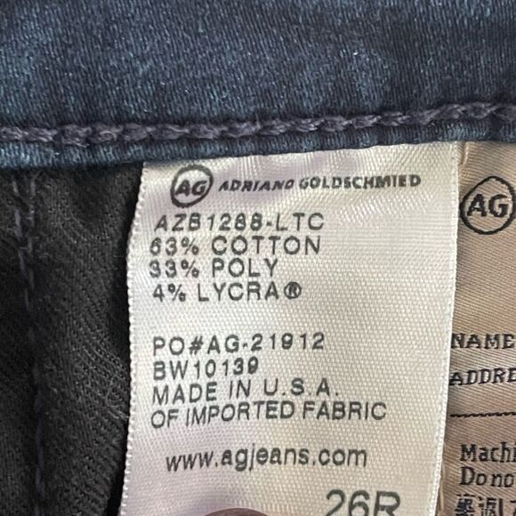AG Adriano Goldschmeid The Legging Super Skinny Fit Size 26. - Picture 5 of 6